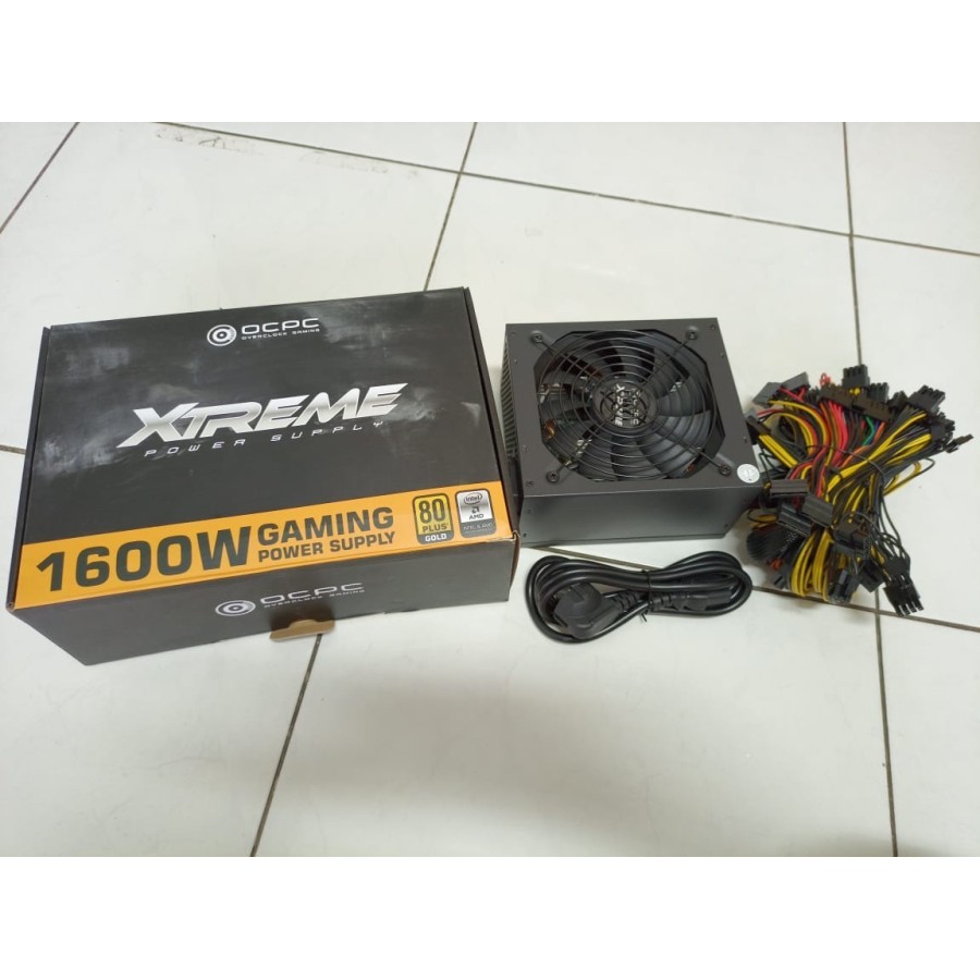 OCPC XTREME 1600W 80+ Gold Efficiency Power Supply Gaming