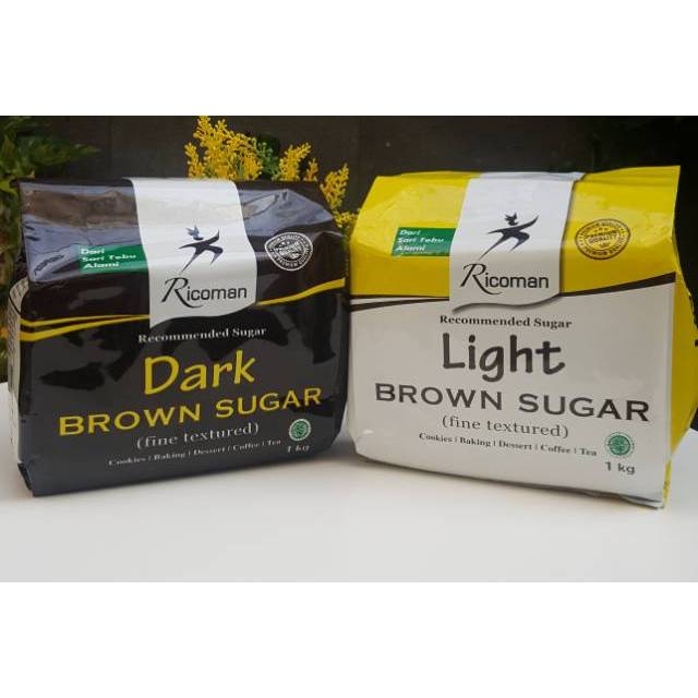 DARK BROWN SUGAR LIGHT BROWN SUGAR 1 kg