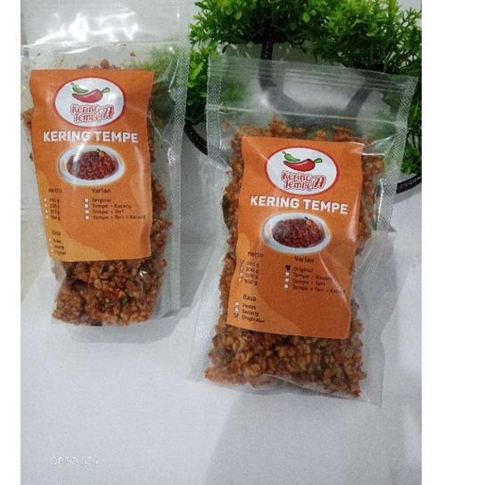 

➡ Kering tempe mix Kacang / teri / pedas manis ㊊