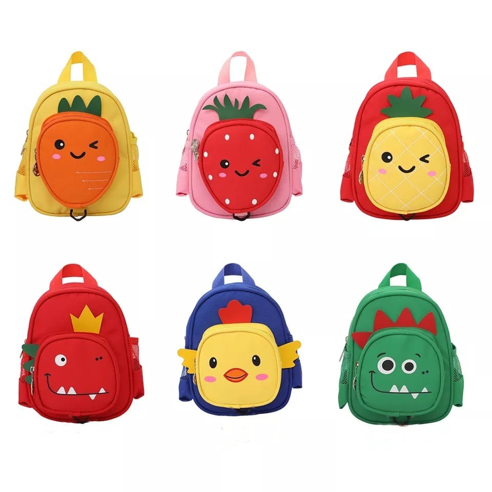 Tas Ransel Anak Aneka Karakter Bag Backpack Mini Kids Cartoon /Tas Murah/Tas karakter Kartun Lucu / Ransel Anak Karakter Lucu