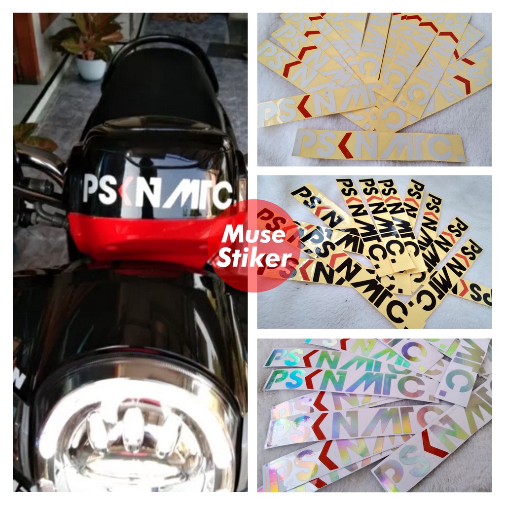 Stiker Cutting PSKNMTC Aksesoris Motor Helm Termurah tahan lama