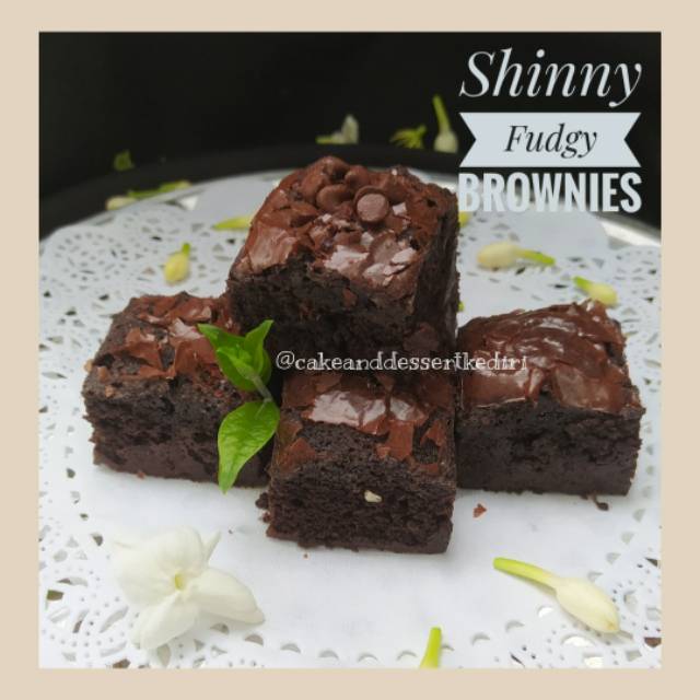 

Fudgy Brownies-Brownies Panggang-Brownies Skat