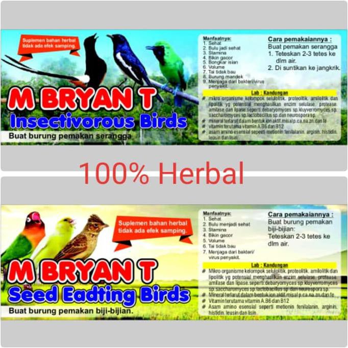 Vitamin Burung M Bryan T Obat Vitamin Burung Shopee Indonesia