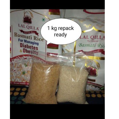 

Lal Qilla Basmati Rice for Diabetes 1 kg (kemasan repack)