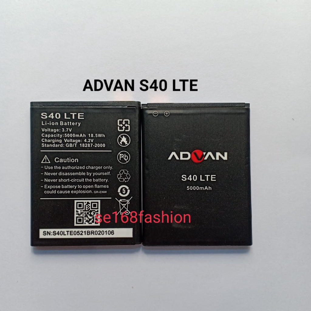 Baterai Advan S40 LTE Batre Batere Battery