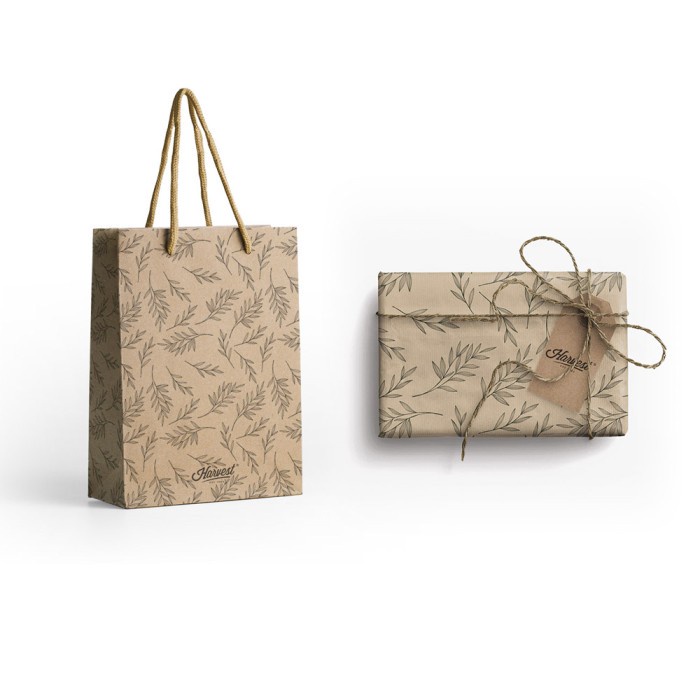 

Paket Paper Bag & Kertas Kado Harvest Wrap Kit - Leaves