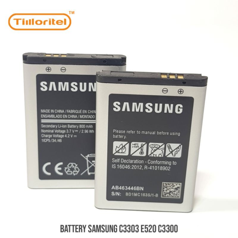 BATTERY BATERAI  BATREE SAMSUNG C3303 / E520 / C3300