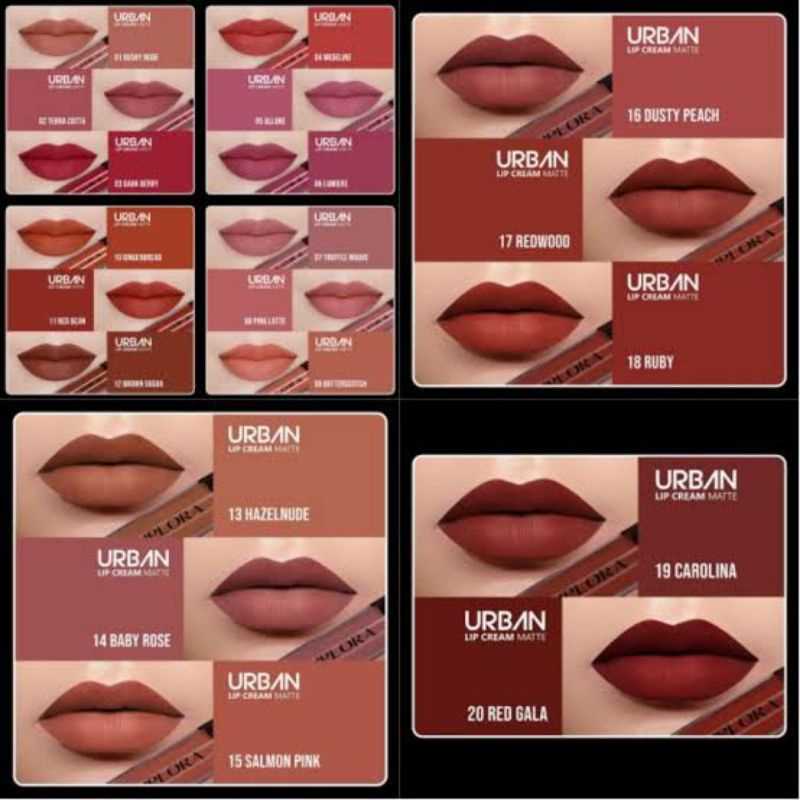 IMPLORA LIP CREAM LENGKAP SHADE 1-20