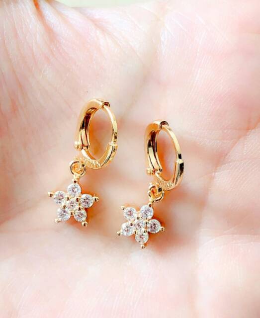 Anting Wanita Model Bintang Gold Xuping