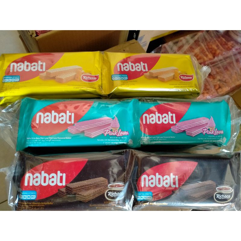 

NABATI WAFER kemasan renteng 20 gram