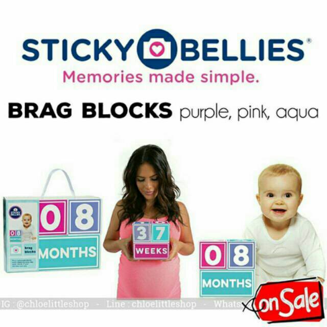 Sticky Bellies Brag Blocks