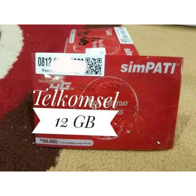 Kartu perdana UnlimitedMax Telkomsel 14GB