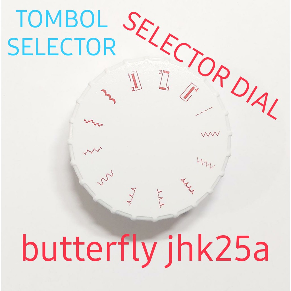 spare part mesin jahit butterfly portable tombol selector butterfly jhk25a