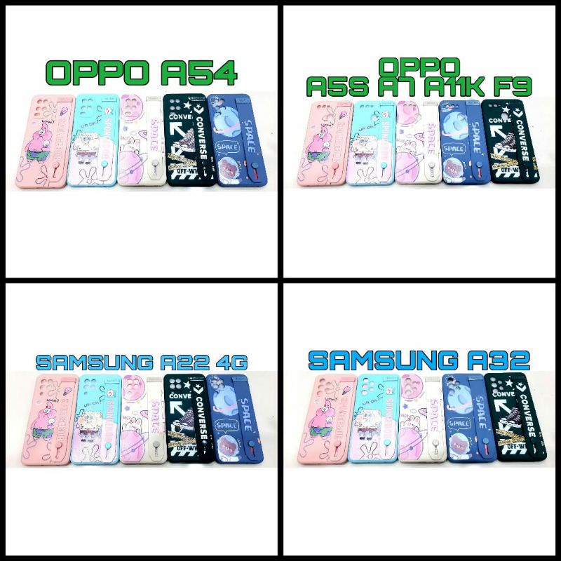 SILIKON CASE STRAP MACARON MOTIF SAMSUNG A22 4G A32 4G