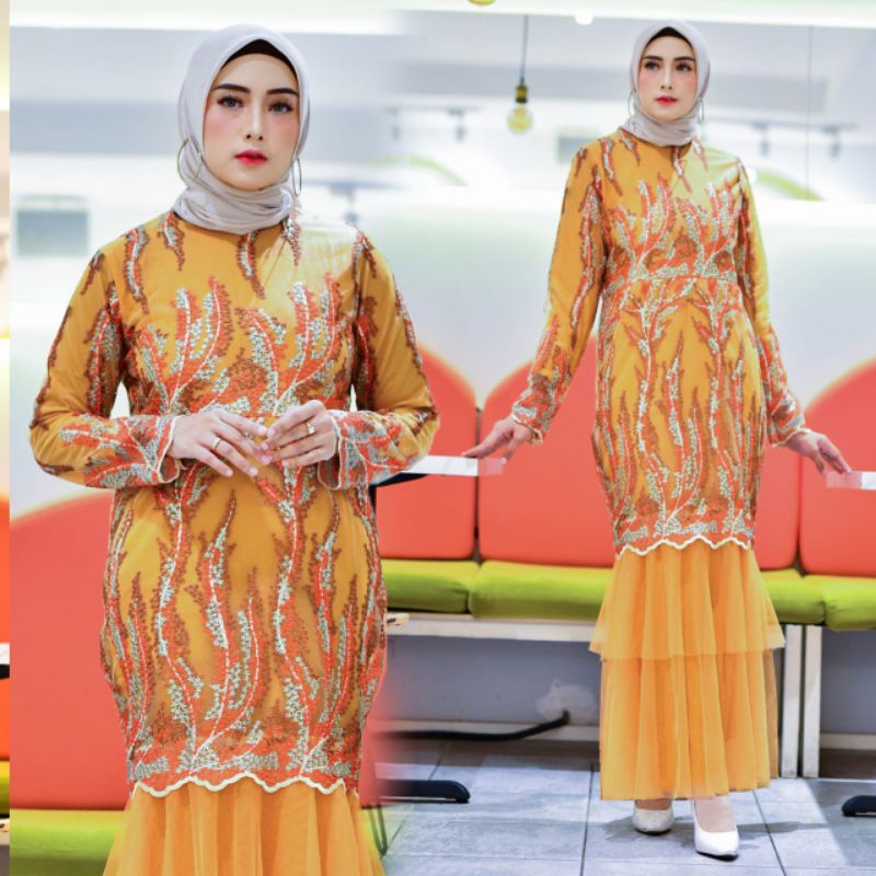 GAMIS DUYUNG TUTU CAYRA//GAMIS PESTA//GAMIS//GAMIS TILLE//GAMIS KONDANGAN//FASHION MUSLIM//BAJU PESTA//GAMIS TERBARU//BY PELAMINAN BIRU