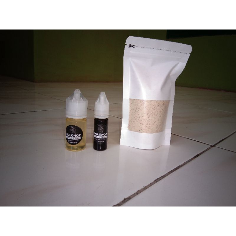 Essen Duet Maut Daging melati + salmon Hiu Bonus umpan serbuk Bolonoz 100g