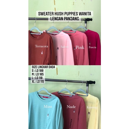 hush puppies sweater wanita cewek