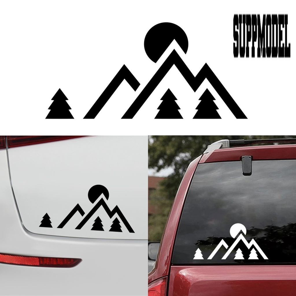 Stiker Decal Motif Matahari Terbenam Untuk Dekorasi Body Mobil ATV