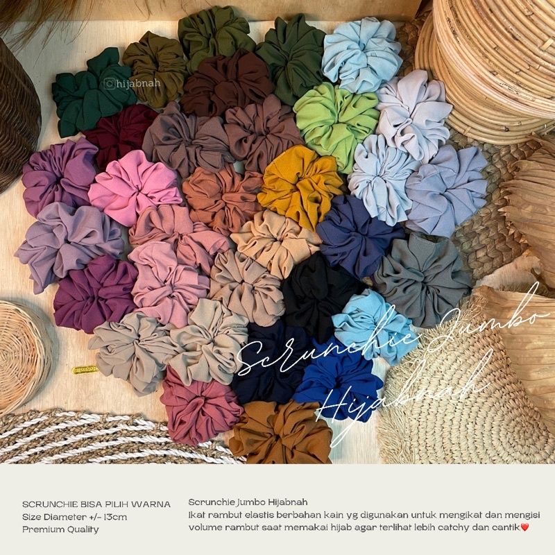 ikat rambut cepol - scruchie