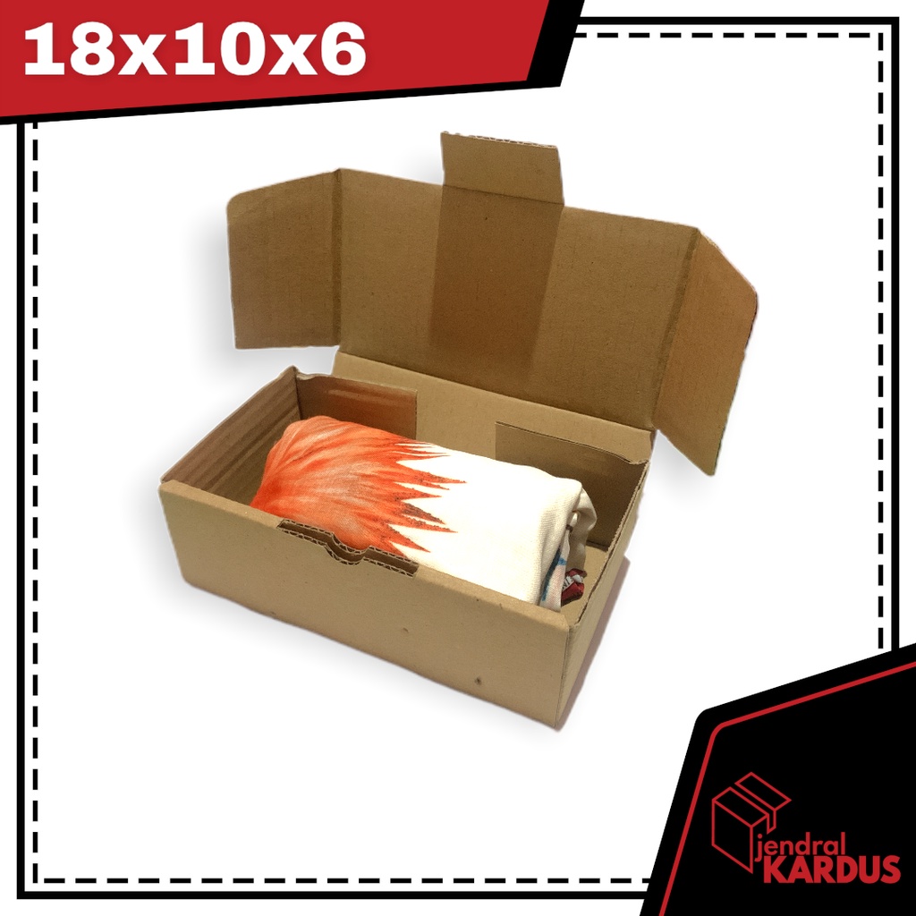 

kardus kecil packing online shop 18x10x6 cm