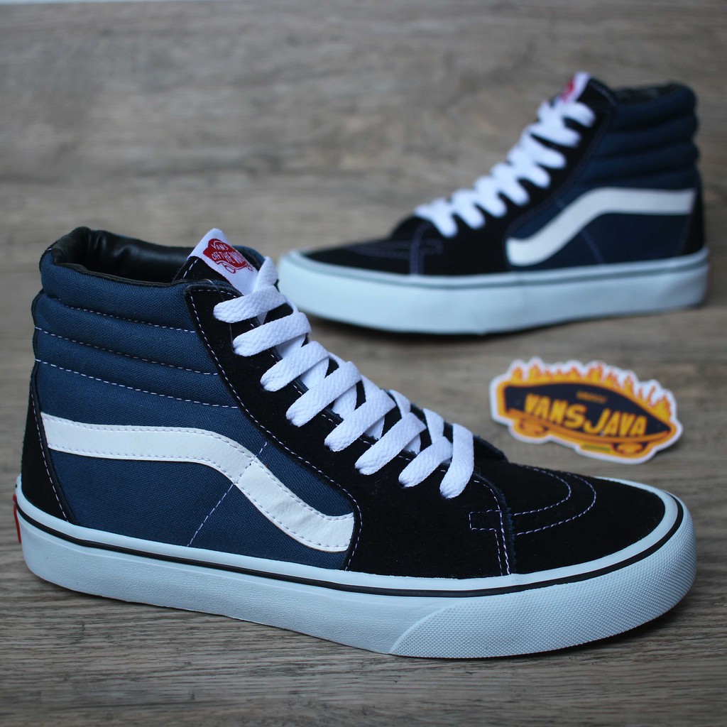 vans sk8 hi navy