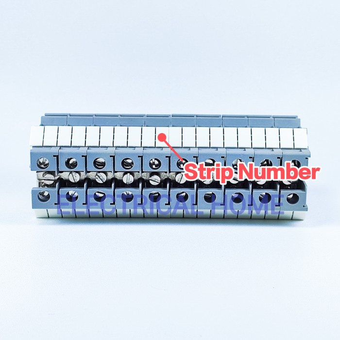 Strip Number Terminal Block UK-16N Type ZB-16