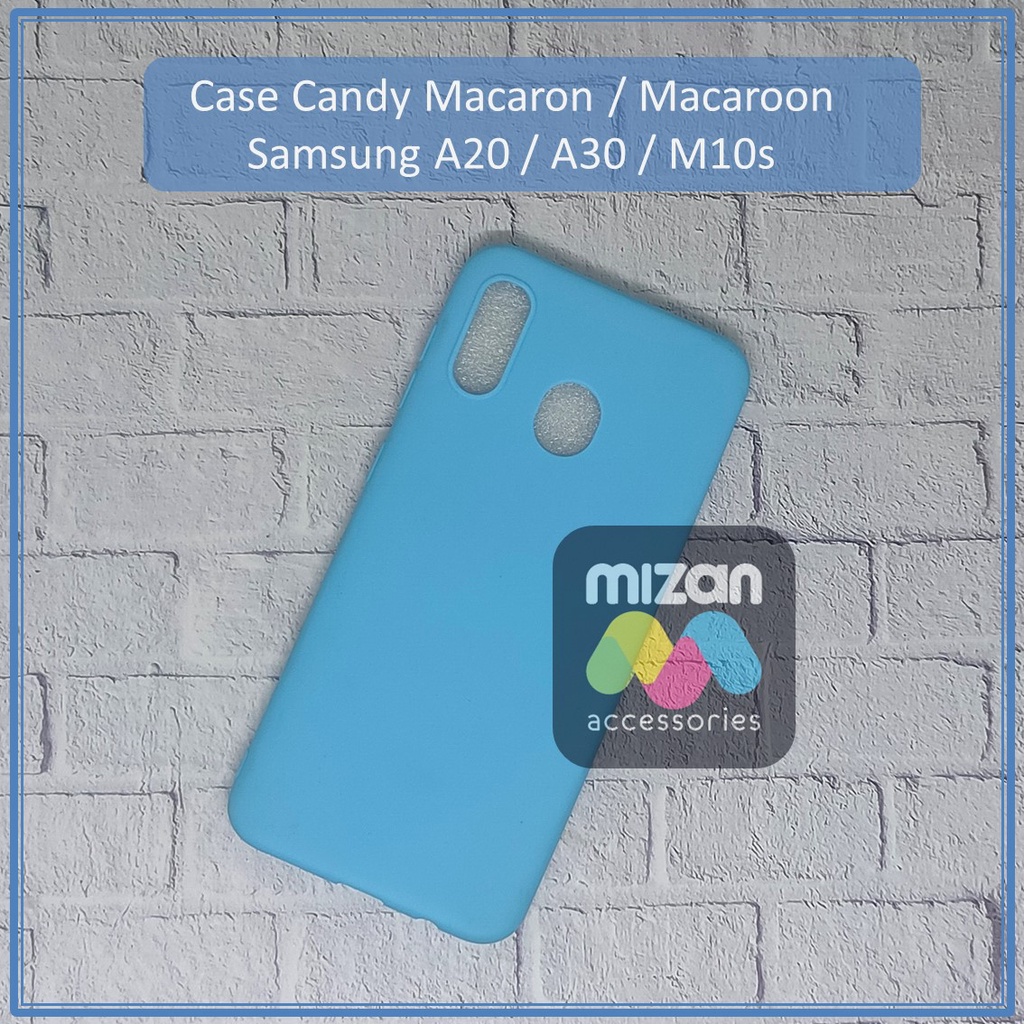Samsung A20 / A30 / M10s Case Candy SoftCase Macaron Macaroon Warna Warni