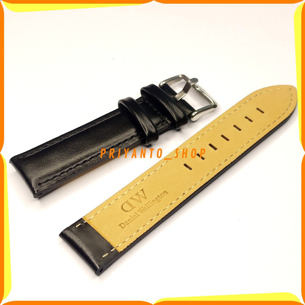 Strap 20mm Leather Classic Tali Kulit D*W Polos Jam Tangan bagus 20mm