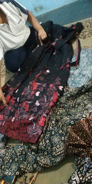 Batik Couple Keluarga - Bisa Cod - Sarimbit Gamis Familly Set Motif Tuju Rupa  Batik Putra Hadi