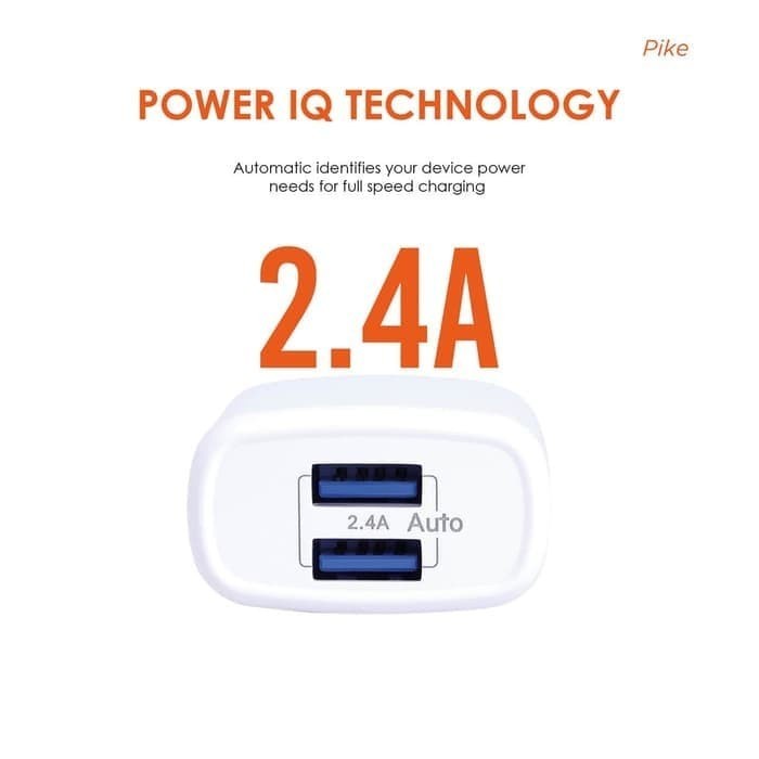 JETE C81 Charger Dual Output 2.4A Fast Charging