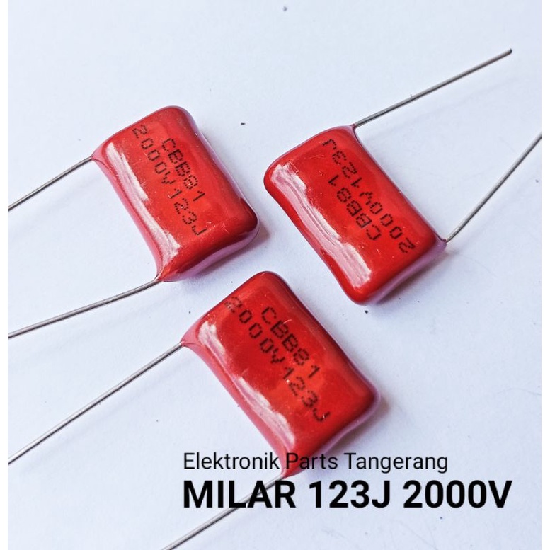 KAPASITOR MILAR 123J 2000V CAPACITOR MILAR 123J 2000V KAPASITOR MILAR 123K 2000V CAPACITOR MYLAR 123
