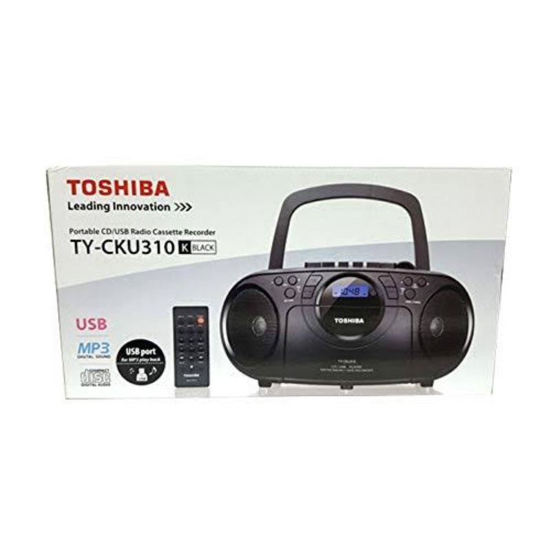 Mini Compo Toshiba TY-CKU310 Radio/CD/Kaset/USB Toshiba TY-CKU310 Original