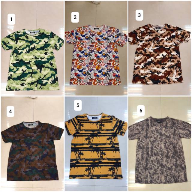 KAOS TOPMAN PRIA FULLPRINT MIX