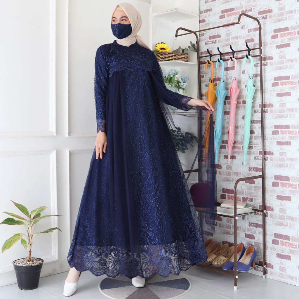 GAMIS CINDRELLA  TILLE MEWAH~GAMIS LAKUNA MURAH~GAMIS PESTA DEWASA~KEBAYA