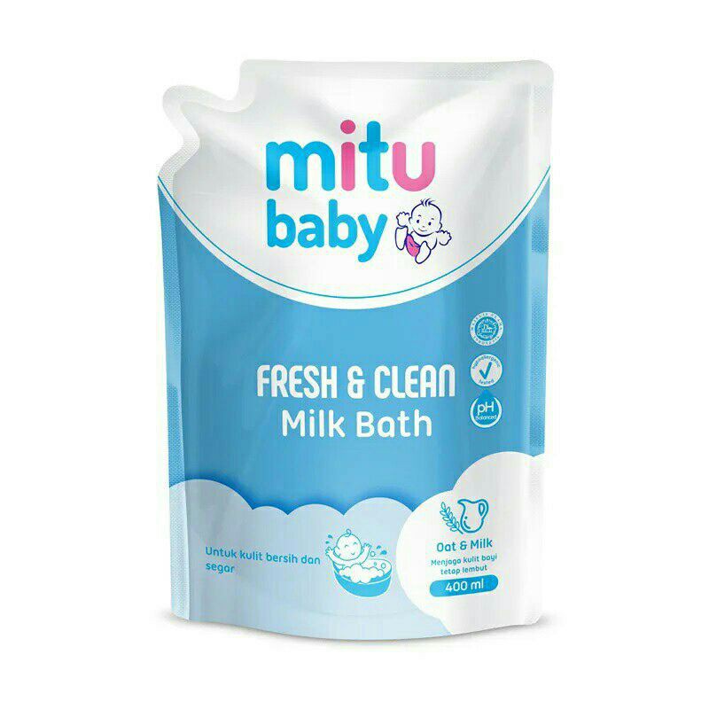 MITU MILK BATH OAT POUCH 400ML