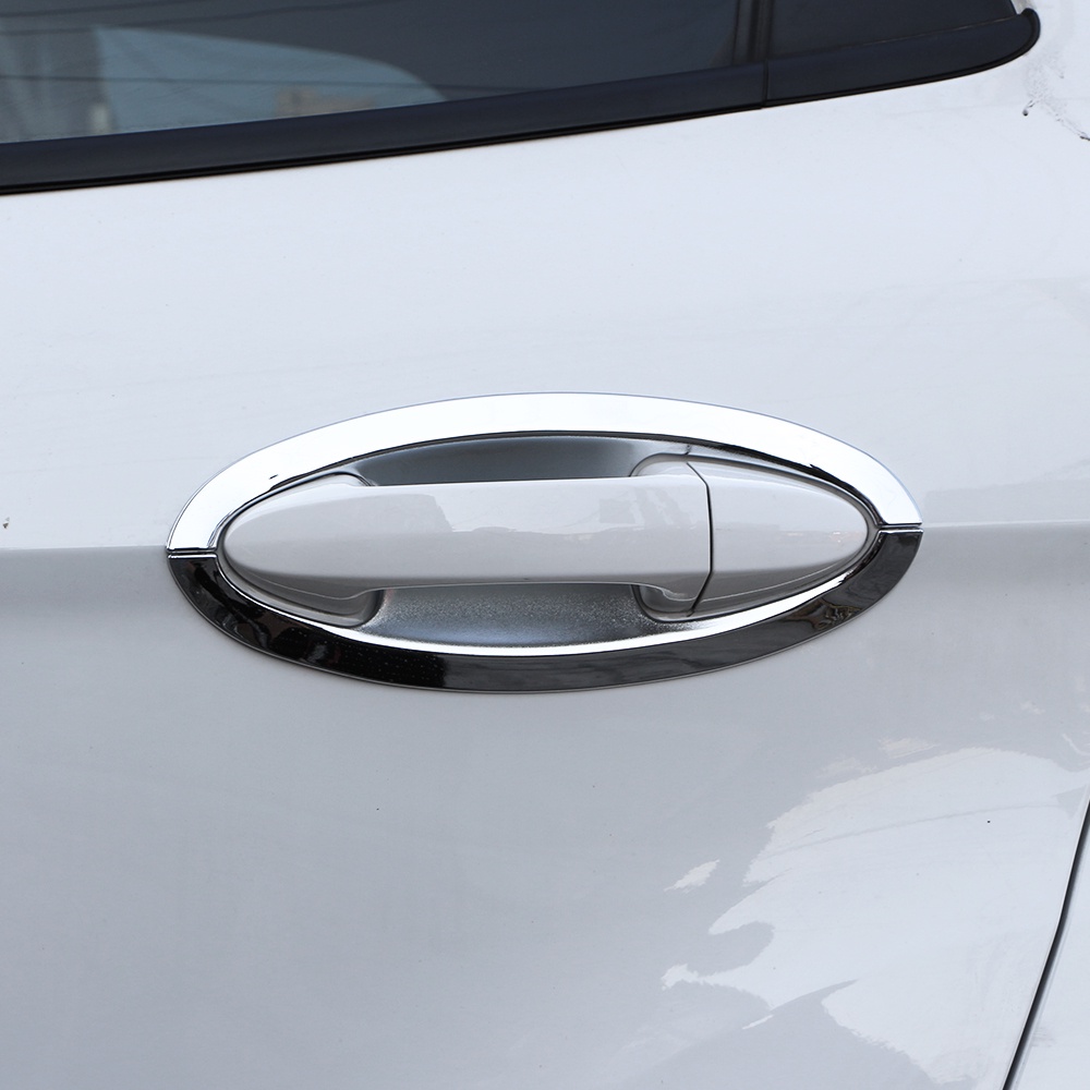 Abs Chrome Penutup Gagang Pintu Mobil Door Bow Trim Untuk Aksesoris Ford Fiesta 2009 - 2013 Ecosport 2013-2017