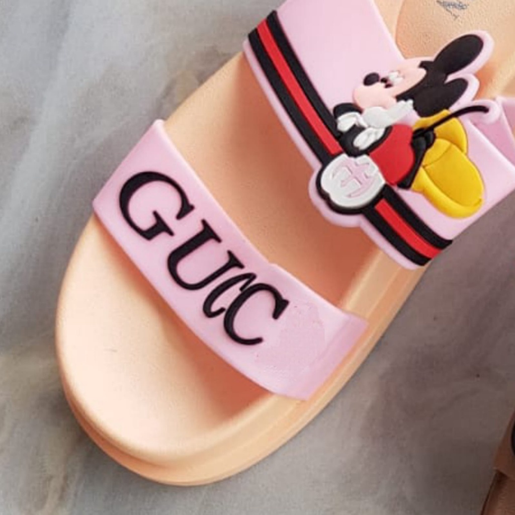 Sandal Slop Wanita Karet Mickey Ban 2 GC