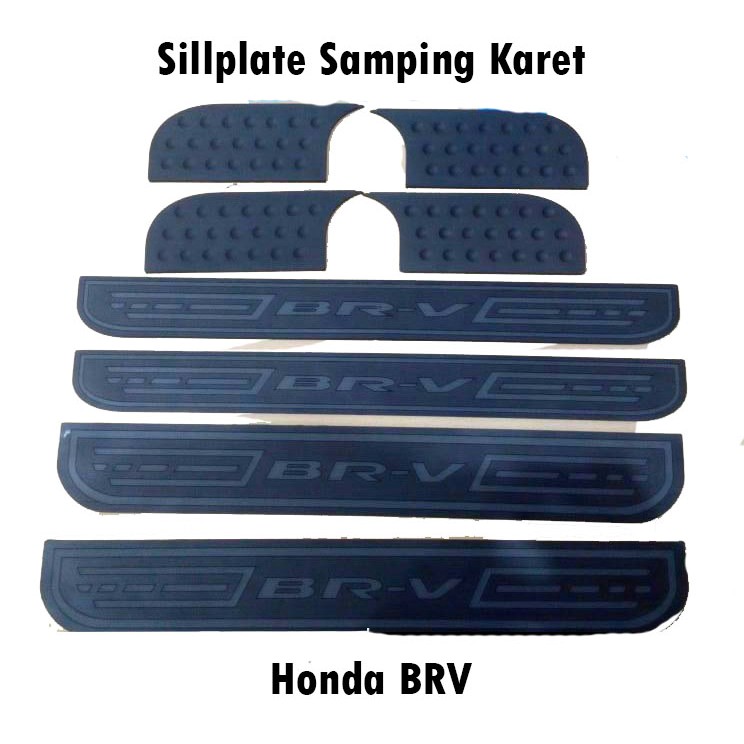 Sillplate Samping Karet BRV Hitam