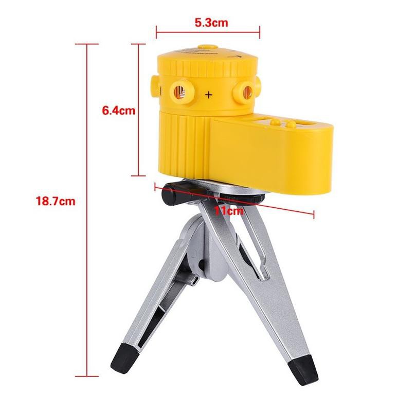 【TGP】 Laser Leveler Siku Laser Waterpass Kaki Tripod Siku Tukang Laser Level Siku Bangunan Ukur LV06