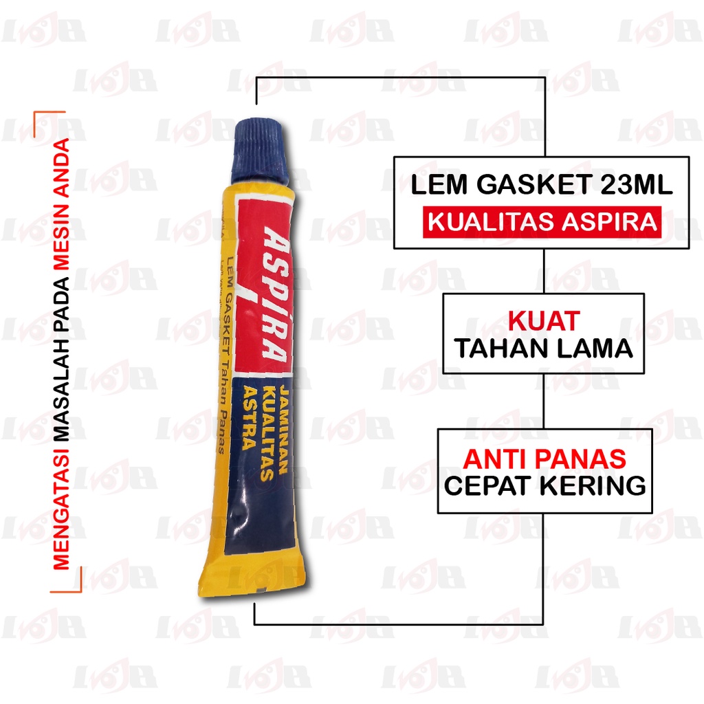 Aspira Lem Gasket Paking Auto Sealer Motor Anti Panas 23 ML Universal Matic Bebek Sport