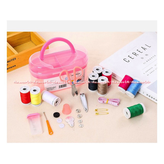 Arthome Home Use Sewing Kit 20Pcs Peralatan Menjahit Set Dengan Benang