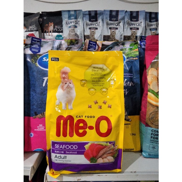 Makanan Kucing Dry Food MEO SEAFOOD 1,2KG FRESPACK