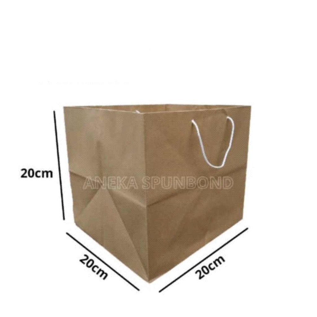 

Paper bag Kotak Nasi Box Nasi 20x20 cm