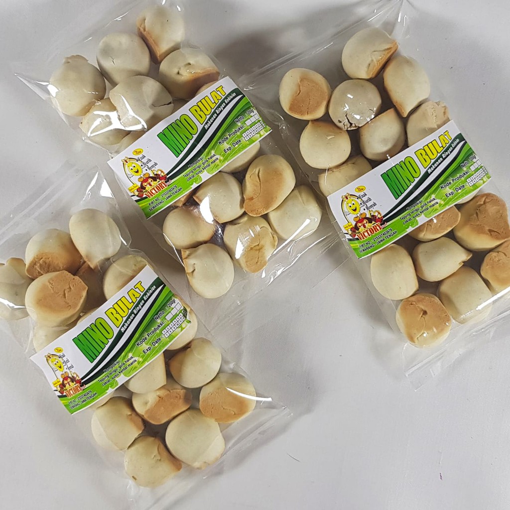 

Victory Snack - Camilan Mino Bulat / Telur Gajah Spesial isi 200 gr