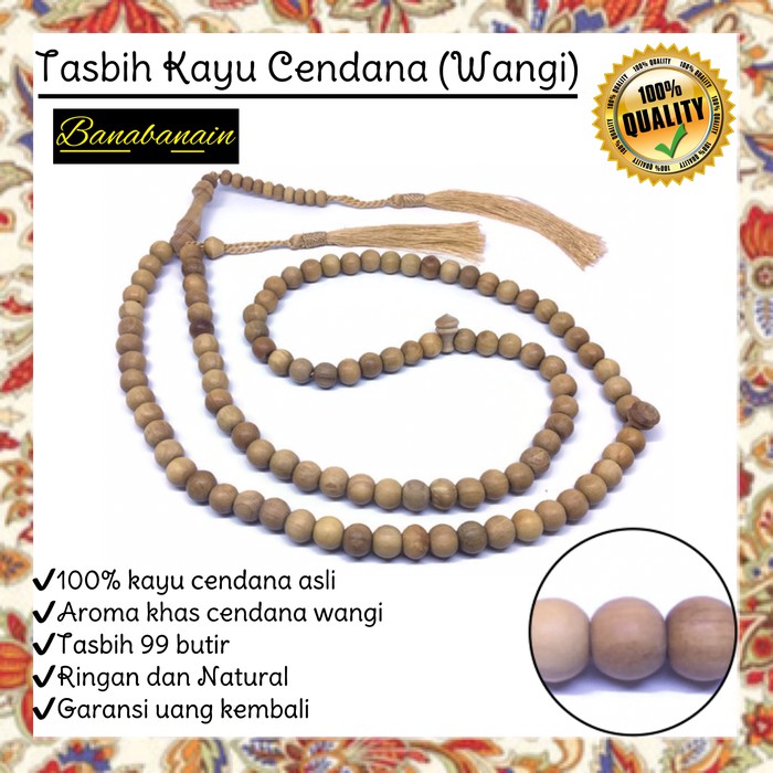 Tasbih Kayu cendana wangi asli tasbih cendana wangi terlaris