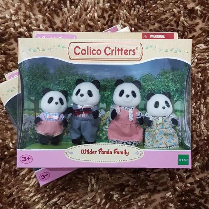 calico critters red panda family