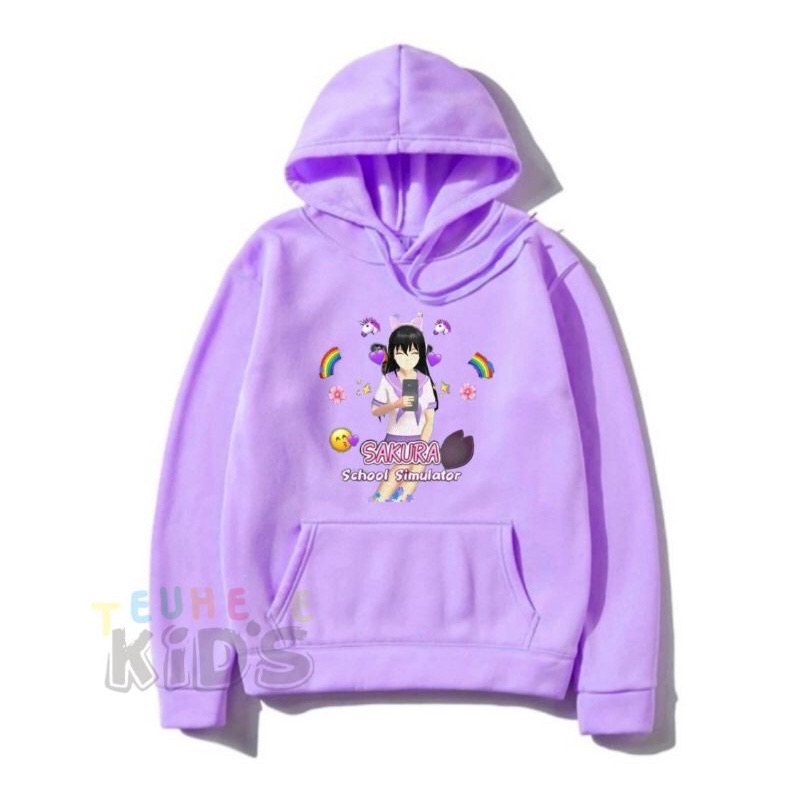 Jaket hoodie anak sakura school simulator