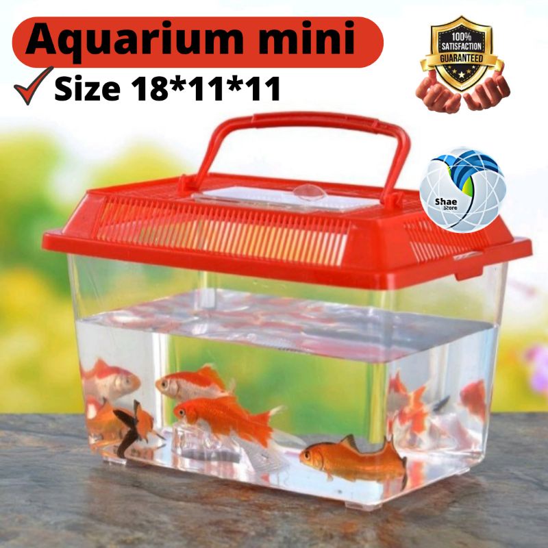 AQUARIUM MINI Aquarium Cupang Aquarium ikan hias Toples Tempat ikan