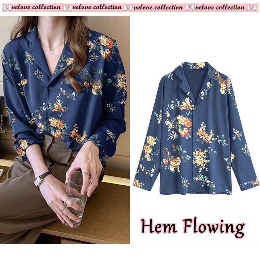 A10 Hem flowing silky matt katun silk premium ld 106cm pj 60cm dpn kancing hidup