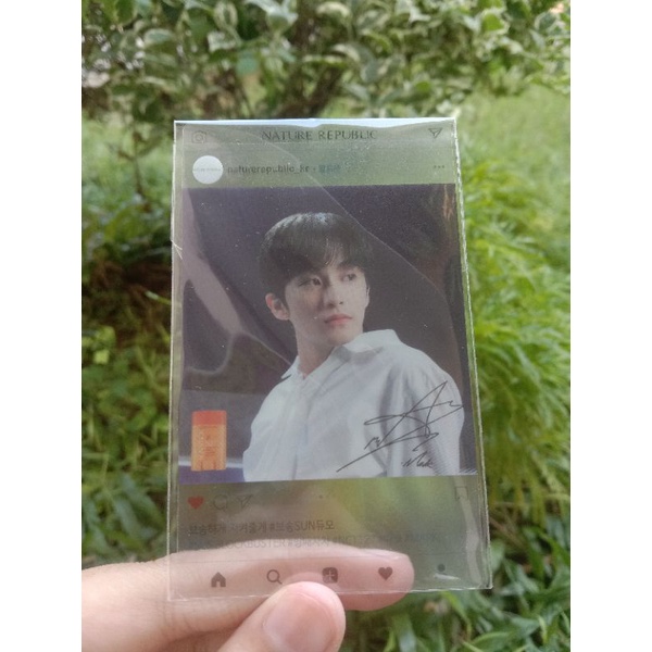 Mark Lee #NCT official photocard nature republic clear PC NCT 127